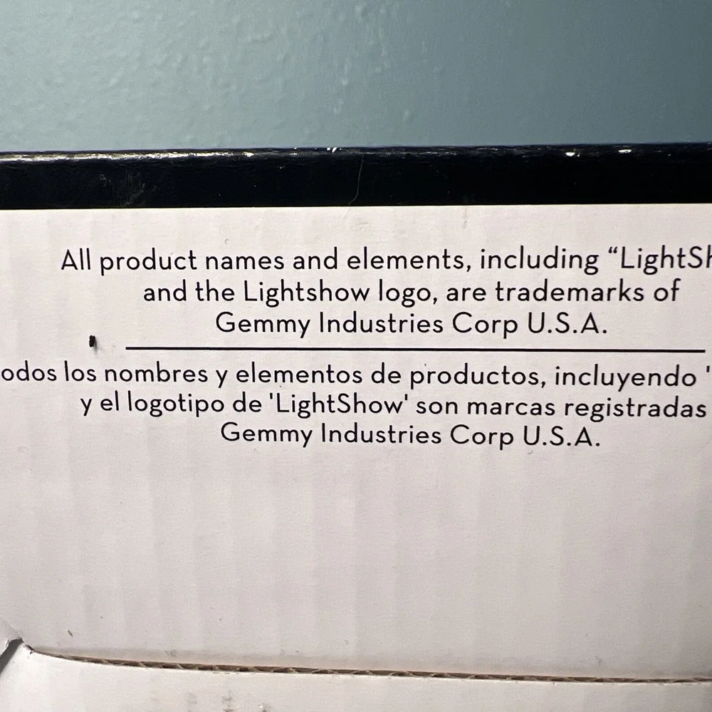 Gemmy Lightshow Shooting Star White LED Icicle‎ Christmas Light 10 Count Set